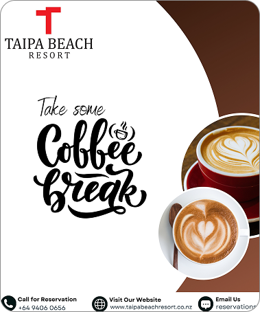 Taipa Beach Resort coffee break campaign
